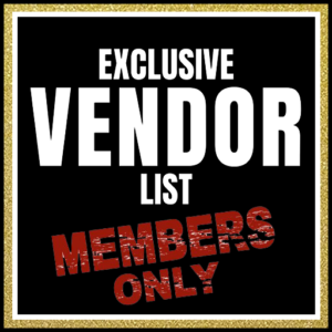 Exclusive Vendors List for Members ONLY